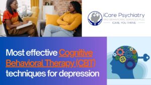What are the most effective CBT techniques for depression - Blog Cover